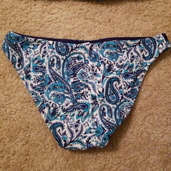 Blue two piece swimsuit - Picture 2 of 4